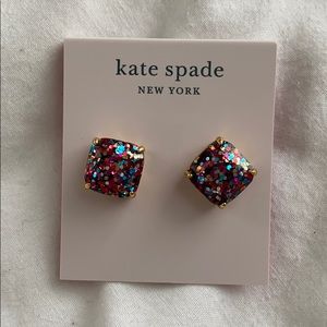 Kate spade sparkly stud earrings